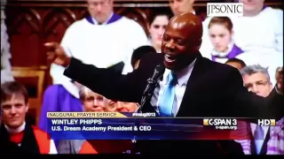 Wintley Phipps Sings I Believe at Washington Cathedral Obama's Presidential Inauguration