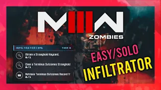 Infiltrator (Tier 4) | MW3 Zombies GUIDE | Quick/Solo | MWZ Mission Tutorial