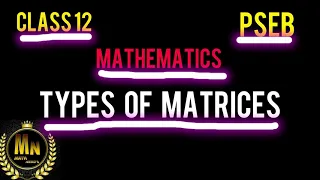 Types of Matrices class12 basics #psebclass12board #matrices#matrix#math #youtube #mathnerds#math