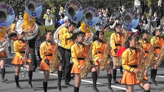 京都橘高校吹奏楽部/マーチング・カーニバル in 別府 2022 Opening parade Kyoto Tachibana SHS Band