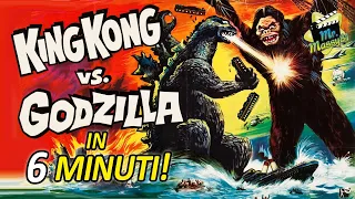 King Kong vs Godzilla (il trionfo di king kong) in 6 minuti!