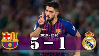 Suarez Hattrick   Barcelona vs Real Madrid 5 1   Goal & Highlights Resumen & Goles Last Matches