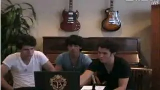 Jonas Brothers Live Facebook Chat Part 1 (7/5/09)