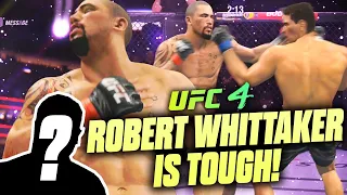 Face Reveal - Robert Whittaker HANDS Are INSANE on EA UFC 4 Online