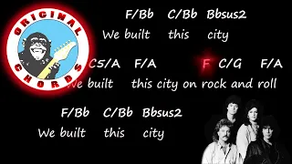 Starship - We Built This City - Chords & Lyrics