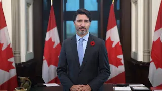 Prime Minister Trudeau's message on Remembrance Day