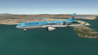 [RFS Real Flight Simulator] Korean Airlines A330 - 300 |Landing in Incheon (Free View)| ~ RFS Pro