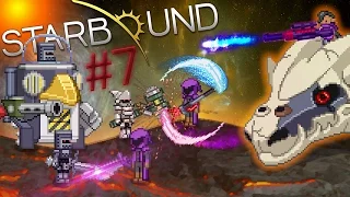 Выживание в Starbound 1.0.5 - Драконий костолом и средневековые глитчи #7