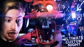 THE ANIMATRONICS ARE BACK. (This is AMAZING) || FNAF: Ultimate Custom Night (Part 1)