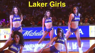 Laker Girls (Los Angeles Lakers Dancers) - NBA Dancers - 11/18/2022 1st QTR dance performance