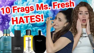 TOP 10 FRAGRANCES MS FRESH HATES 💥 DON'T BUY THESE COLOGNES💥 WORST FRAGRANCES