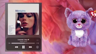 BEANIE BOOS AS TAYLOR SWIFT SONGS