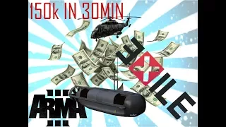Arma 3 Exile mod HOW TO MAKE MONEY With submarines Where to find knifes