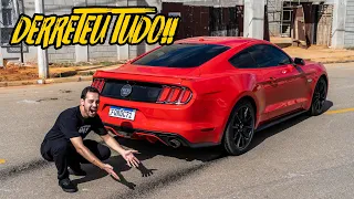 TIROU O ESCAPAMENTO DO MUSTANG V8!!😍 RONCO MAIS LINDO QUE VAI OUVIR HOJE!!