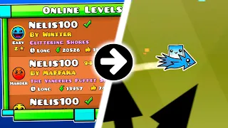 КАК УРОВЕНЬ ОТ ПОДПИСЧИКА "NELIS100" ОЦЕНИЛИ в Geometry Dash