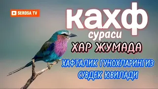 ЖУМА КУНИДА КАХФ СУРАСИНИ ТИНГЛАНГ ИККИ ЖУМА ОРАСИДАГИ ГУНОХЛАР КЕЧИРИЛАДИ,