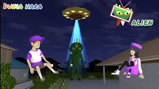 Find The Alien 👽🛸 | Yuta Mio Jumpa ALIEN Raksasa dan UFO  Turun ke Bumi | Sakura School Simulator