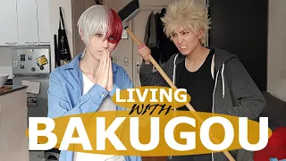 Living with Bakugou (Todoroki's POV) [TDBK ROOMMATE ep.1]