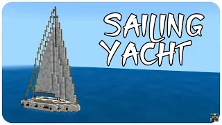 Minecraft: How to Build a Sailing Yacht in Minecraft | Minecraft Sailing Yacht Tutorial