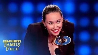 Fran Drescher and team take it to the limit on Celebrity Family Feud!