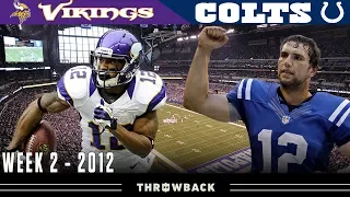 Andrew Luck's 1st Game in Indy! (Vikings vs. Colts, 2012)