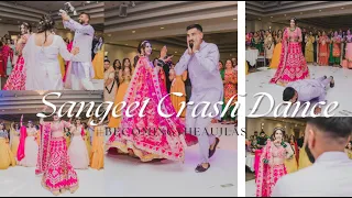 Surprise Crash Sangeet Dance | GlamByGilly #BecomingTheAujlas #sangeet