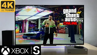 GTA 5 Online Performance Mode 60fps - Gameplay Xbox Series S (4K TV)