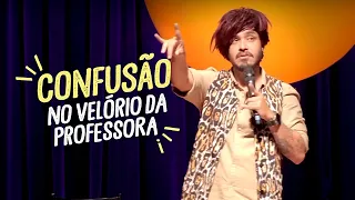 Professora faleceu e deu confusão no velório! Stand up | Diogo Almeida