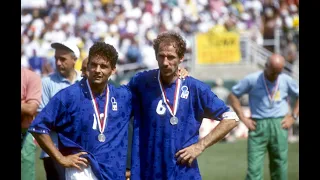 Roberto Baggio vs Uruguay | First ever goal for the Azzurri | 1989 Friendly | All Touches & Actions