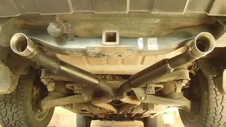 Range Rover L322 M62 V8 exhaust modification: Cold Start with three blips.