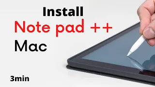 HOW TO INSTALL NOTEPAD++ ON MACBOOK | NOTEPAD++ ON MAC | INSTALL NOTEPAD++ INSTALL IN JUST 3 MIN