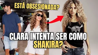 CLARA CHÍA intenta imitar a SHAKIRA para ser como ella? Está obsesionada con la colombiana?!