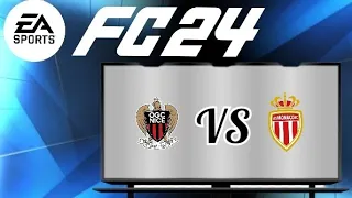 OGC Nice vs AS Monaco (Ligue 1 23/24) | 11.2. | EA SPORTS FC 24 Gameplay #fc24 #fifa24