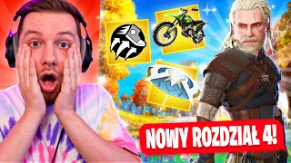 100 STOPNI karnetu i TEST ROZDZIAŁU 4 w Fortnite! 🐺 (WIEDŹMIN!)