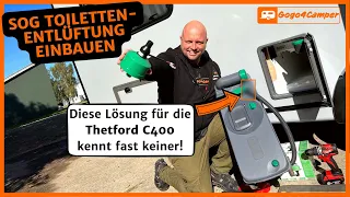 SOG-Toilettenentlüftung für Thetford C400 Banktoilette - Einbauanleitung im Wohnwagen / Wohnmobil