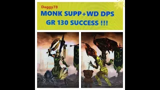 Diablo 3, NS, SUCCESS GR 130, Two players Only, Monk Supp+WD Mundu TOP GAME