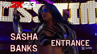 WWE 2K23 Sasha Banks Entrance with Titantron