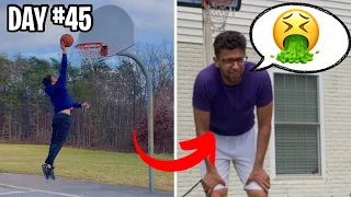 I Tried To Dunk While Being SICK! (DON’T TRY)