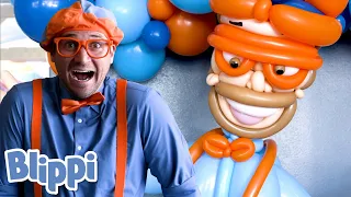 Blippi Visits the Balloosionist! | Learn About Rainbow Colors | Educational Videos for Toddlers