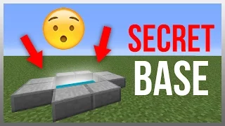 Minecraft 1.19: Redstone Tutorial - Secret Underground Entrance!