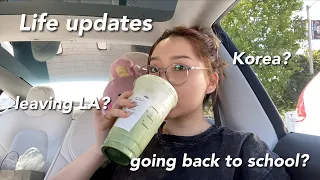 life updates & going to korea alone