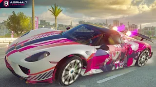 Asphalt 9, HOLOLIVE, Sakura Miko, Himemori Luna & Elite Racing Miko