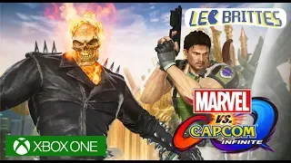 MARVEL VS CAPCOM INFINITE - Modo Arcade até o final com Ghost Rider e Chris Redfield