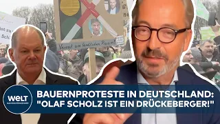BAUERNPROTESTE IN DEUTSCHLAND: Fleischhauer "Olaf Scholz ist ein Drückeberger!"