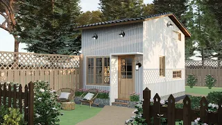 Traditional Small House Design | 4x6 Meters with Loft (258 Sqft) | 24 Sqm