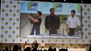 Zack Snyder Introducing Batman,Superman & Wonder woman at SDCC 2014