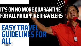 NOVEMBER 2022! NEW PHILIPPINE TRAVEL RULES FOR UNVACCINATED PASSENGERS | Travel Protocols for all