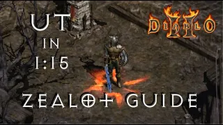 UberTristram in 1:15 - lvl 78 Zealot! - Paladin Guide [Diablo II]