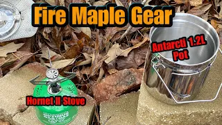 1.2L Pot and Stove from FIRE MAPLE Gear