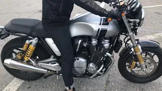 honda cb1100rs overracing twin slipon exhaust sound